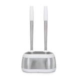 Polder Dual Bath Caddy - White
