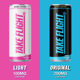 TAKE FLIGHT ENERGY, Natural Juices, Guarana, Focus & Hydration (ORIGINAL 200MG CAFFEINE, 4 Pack)