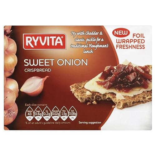Ryvita Sweet Onion Crispbread (200g) - Pack of 6