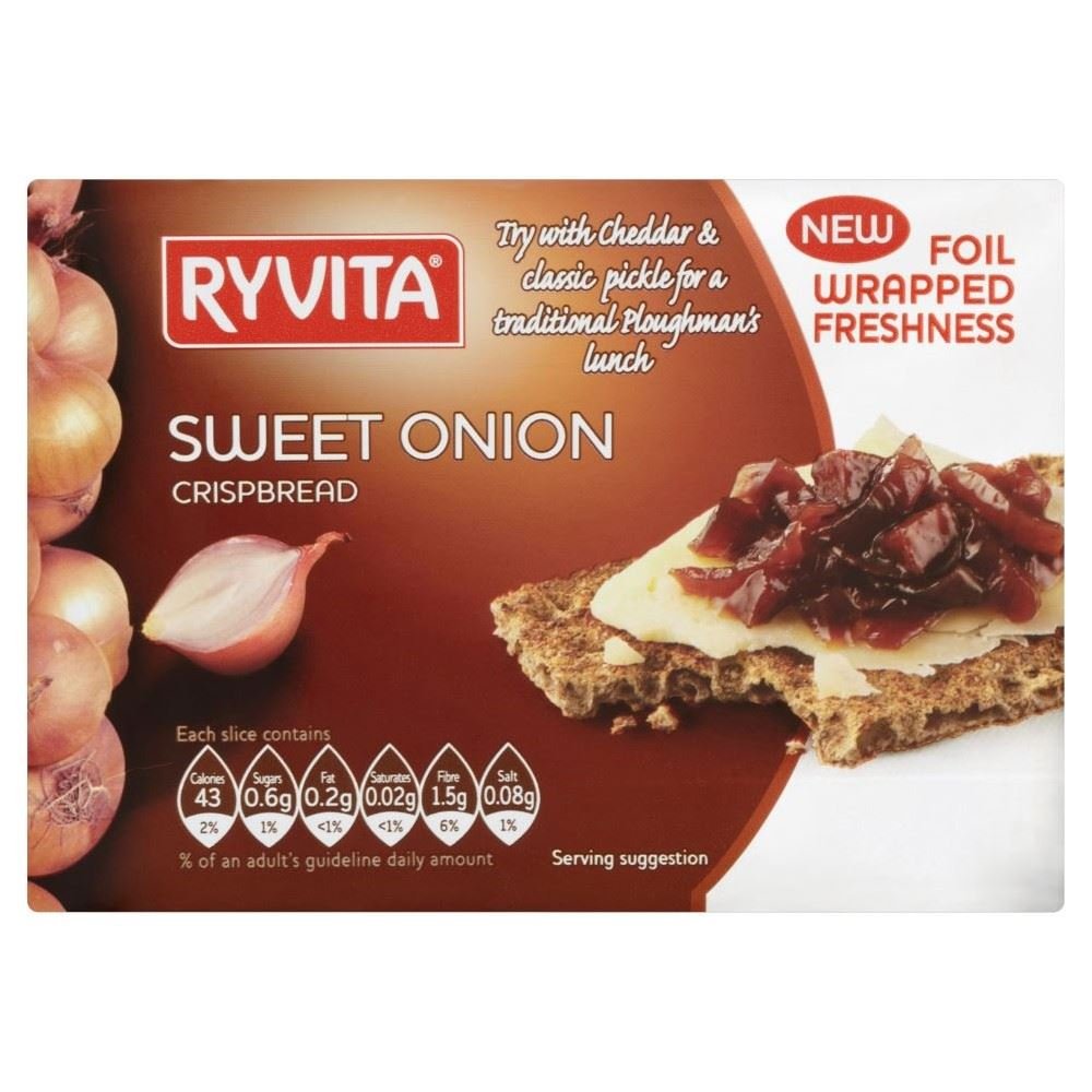 Ryvita Sweet Onion Crispbread (200g)