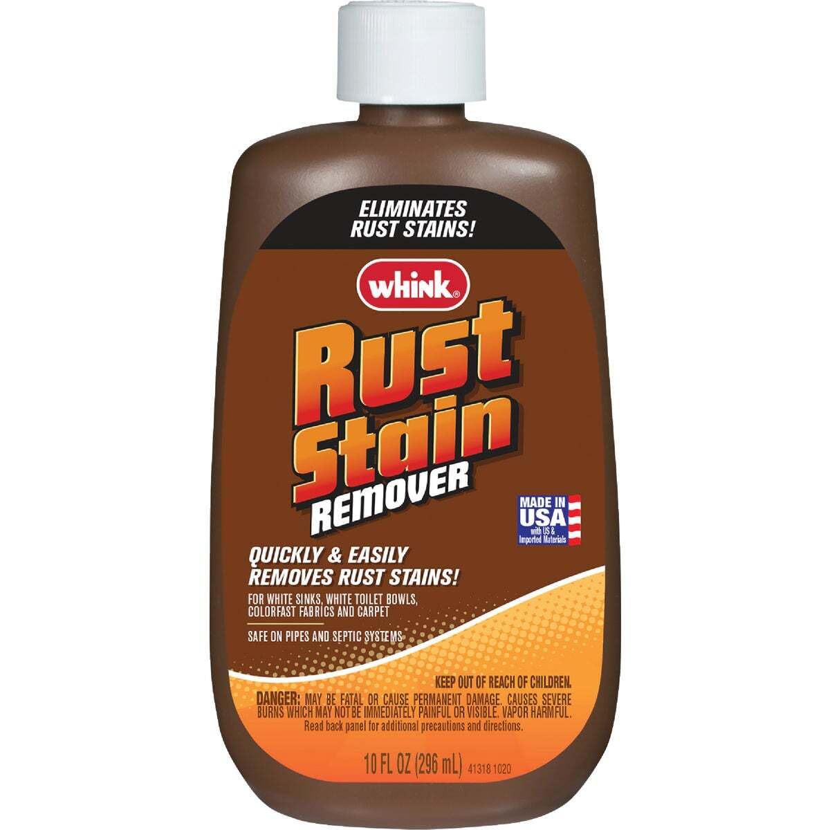 Whink 1281 10OZ Rust/Stain Remover, 10 oz, 10 Ounce