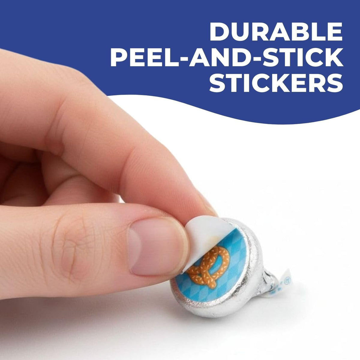 Festive Assorted Oktoberfest Paper Hershey’s Kisses Stickers - 0.75" (Pack of 60) - Perfect for Oktoberfest Celebrations