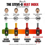 Steve-O's Bangin' Buffalo Sauce | Creamy & Spicy Hot Red Sauce for Wings, BBQ, Veggies, Burgers & Eggs | 5 fl oz