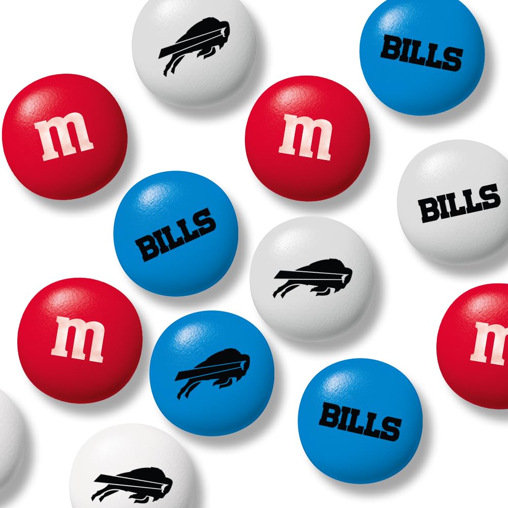M&M'S NFL Buffalo Bills Milk Chocolate, 2 lb Bulk Bag