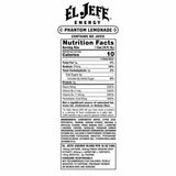 EL JEFE Energy Drink, Phantom Lemonade, Zero Sugar, 16 fl oz Cans, 12-Pack