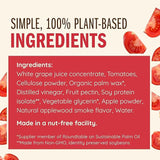 Tomato Sandwich Wraps (Two-Pack) - Plant-Based, Gluten-Free, Low-Calorie Wraps Made with Real Tomatoes - Non-GMO, Vegan, Paleo-Friendly Bread