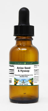 Anise Seed & Hyssop Glycerite Liquid Extract (1:5) - No Flavor (1 oz, ZIN: 522042) - 3 Pack