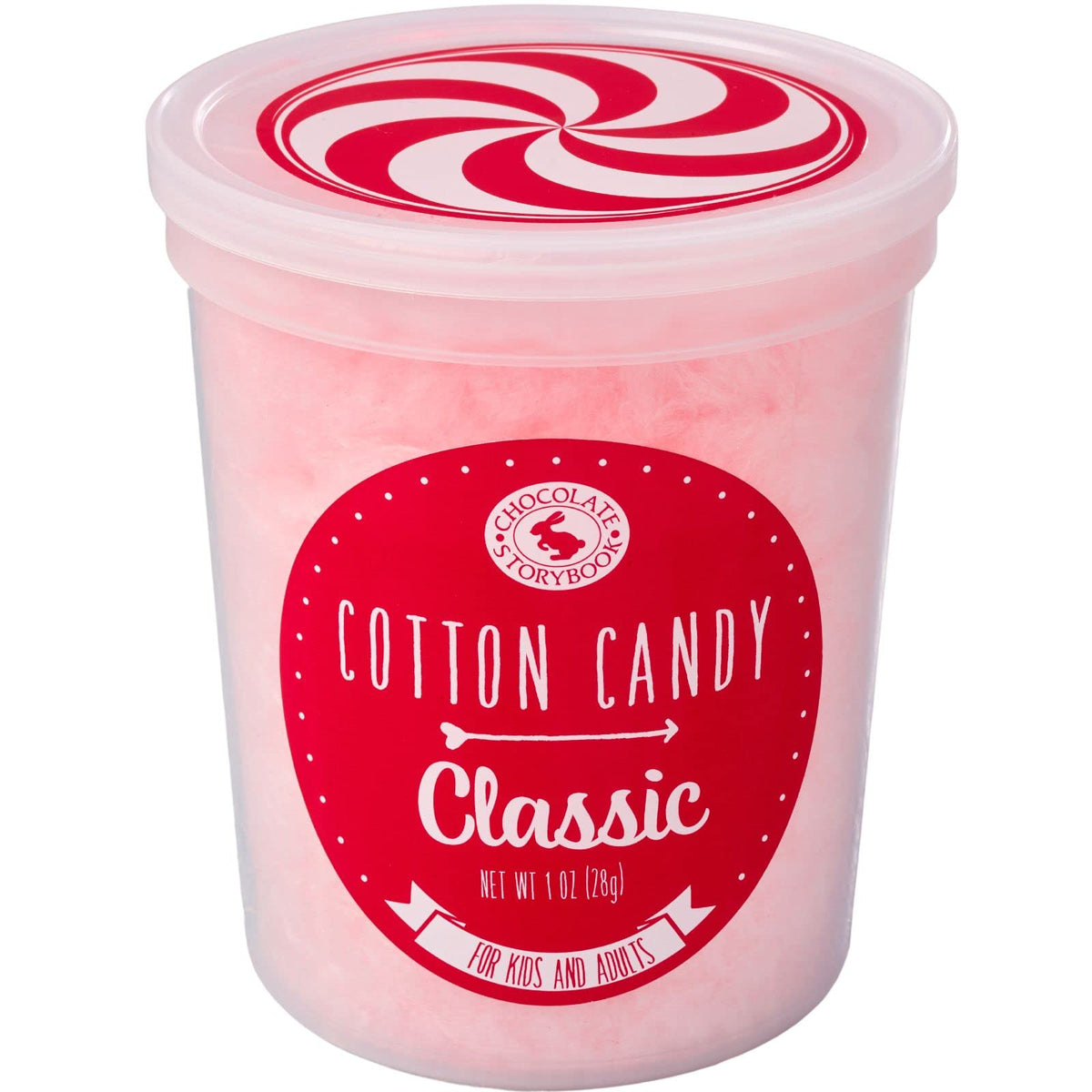 Blue Raspberry & Classic Pink Vanilla Gourmet Flavored Cotton Candy (24 Pack) - Unique Idea for Holidays, Birthdays, Gag Gifts, Party Favors…