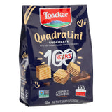 Loacker Quadratini, Chocolate Wafer Cookie, 8.82 Ounce Pack