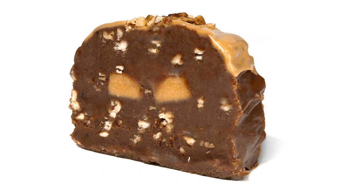 Frankenmuth Fudge Kitchen, Turtle Fudge, Half Pound of Handcrafted Fudge