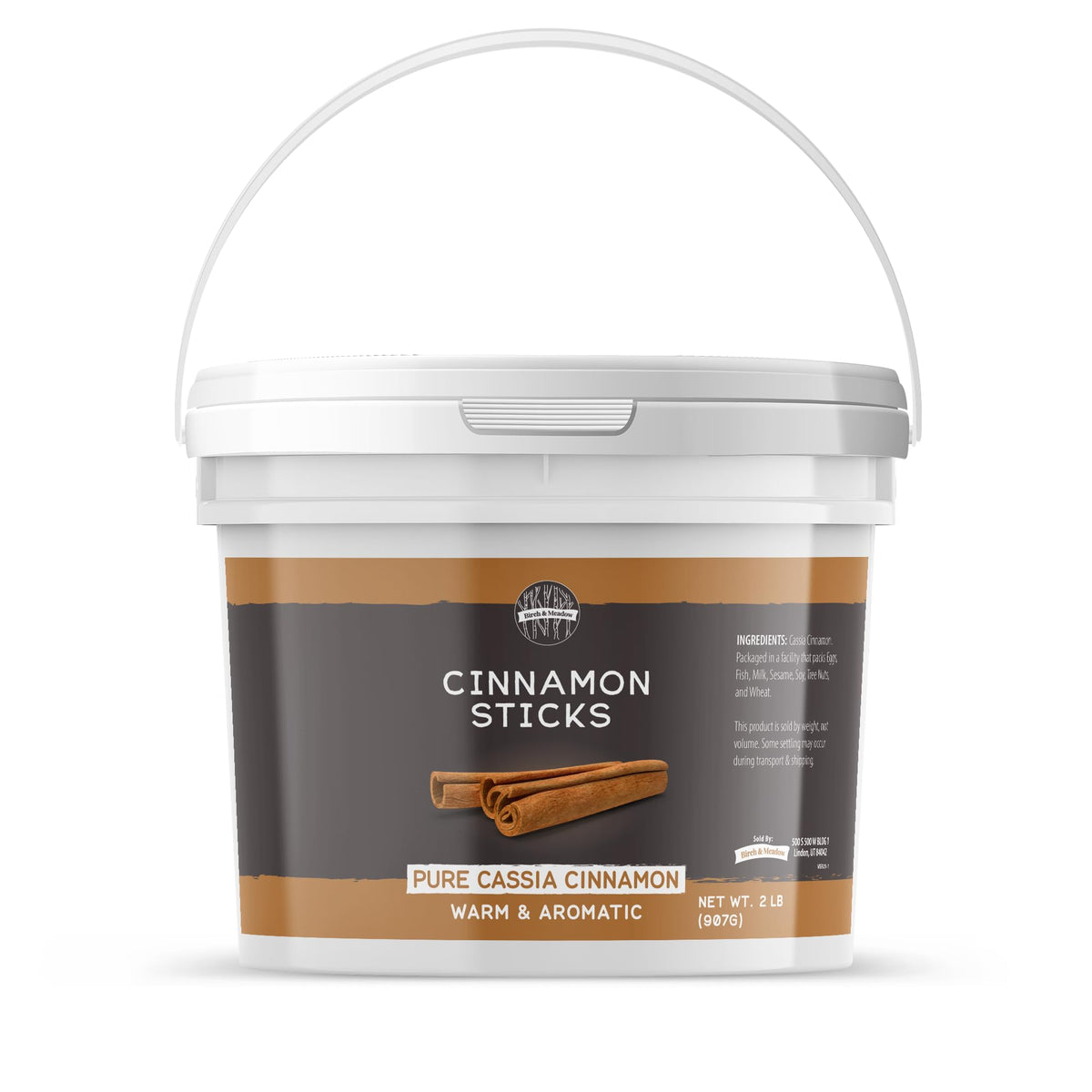 Birch & Meadow Cinnamon Sticks, 1 Gallon, Cassia Cinnamon, Cooking & Baking