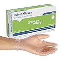 AmerCare Gen 2.0 Hybrid Powder Free Gloves, Medium, Case of 1000