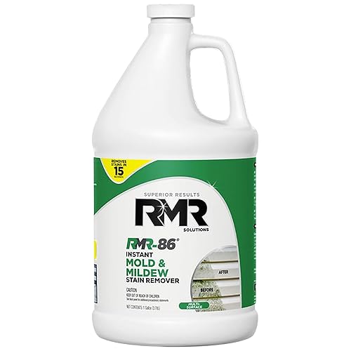 RMR-86 Instant Mold and Mildew Stain Remover Spray - Scrub Free Formula, 1 Gallon