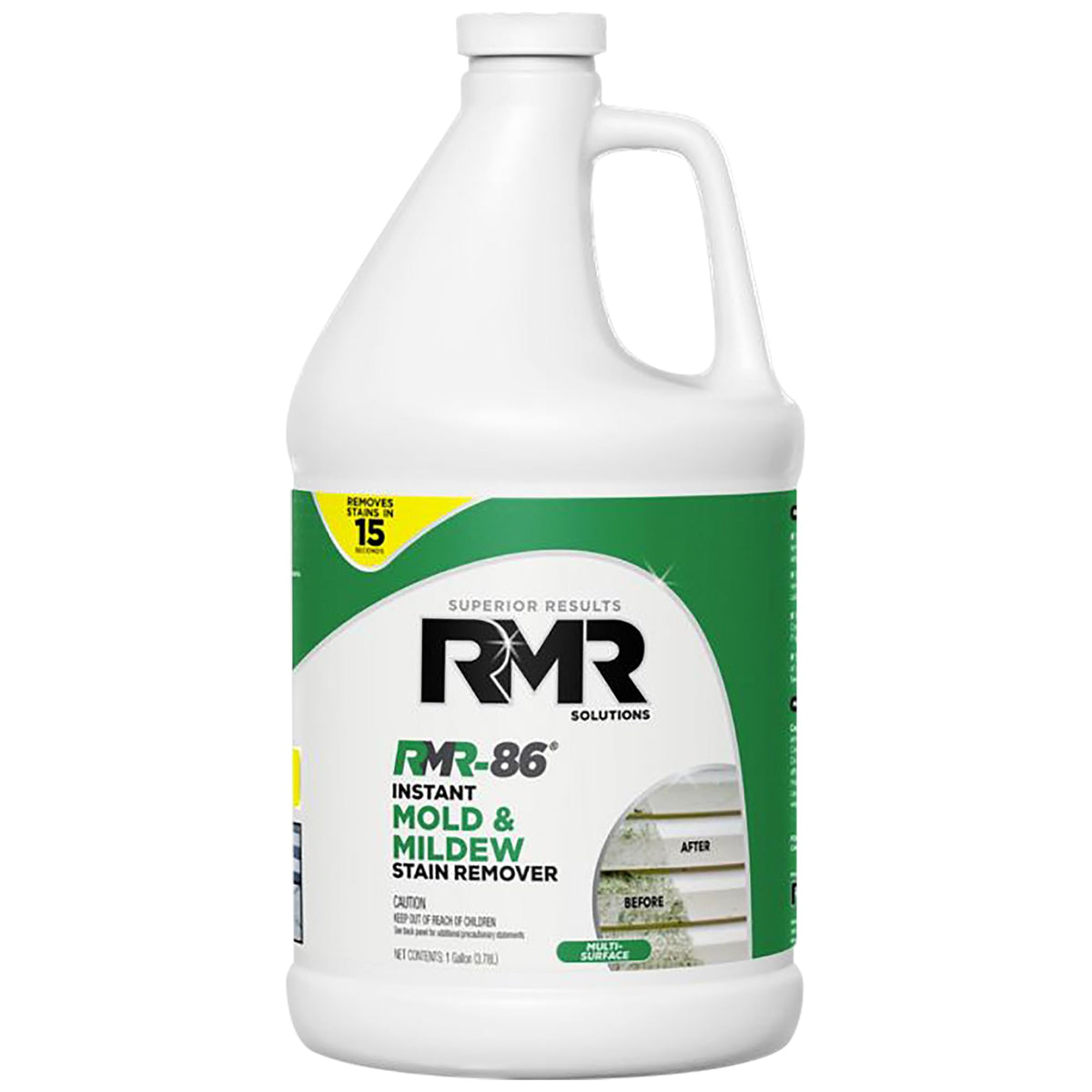 RMR-86 Instant Mold and Mildew Stain Remover Spray - Scrub Free Formula, 1 Gallon