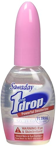 One-Drop Before-You-Go Toilet Drops - 0.67 Fl Oz - Floral Scent, Clear