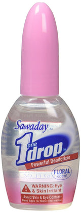 One-Drop Before-You-Go Toilet Drops - 0.67 Fl Oz - Floral Scent, Clear