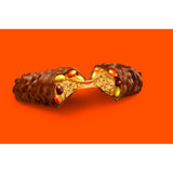REESE'S OUTRAGEOUS! Peanut Butter, Caramel and PIECES King Size, Candy Bars, 2.95 oz (18 Count)