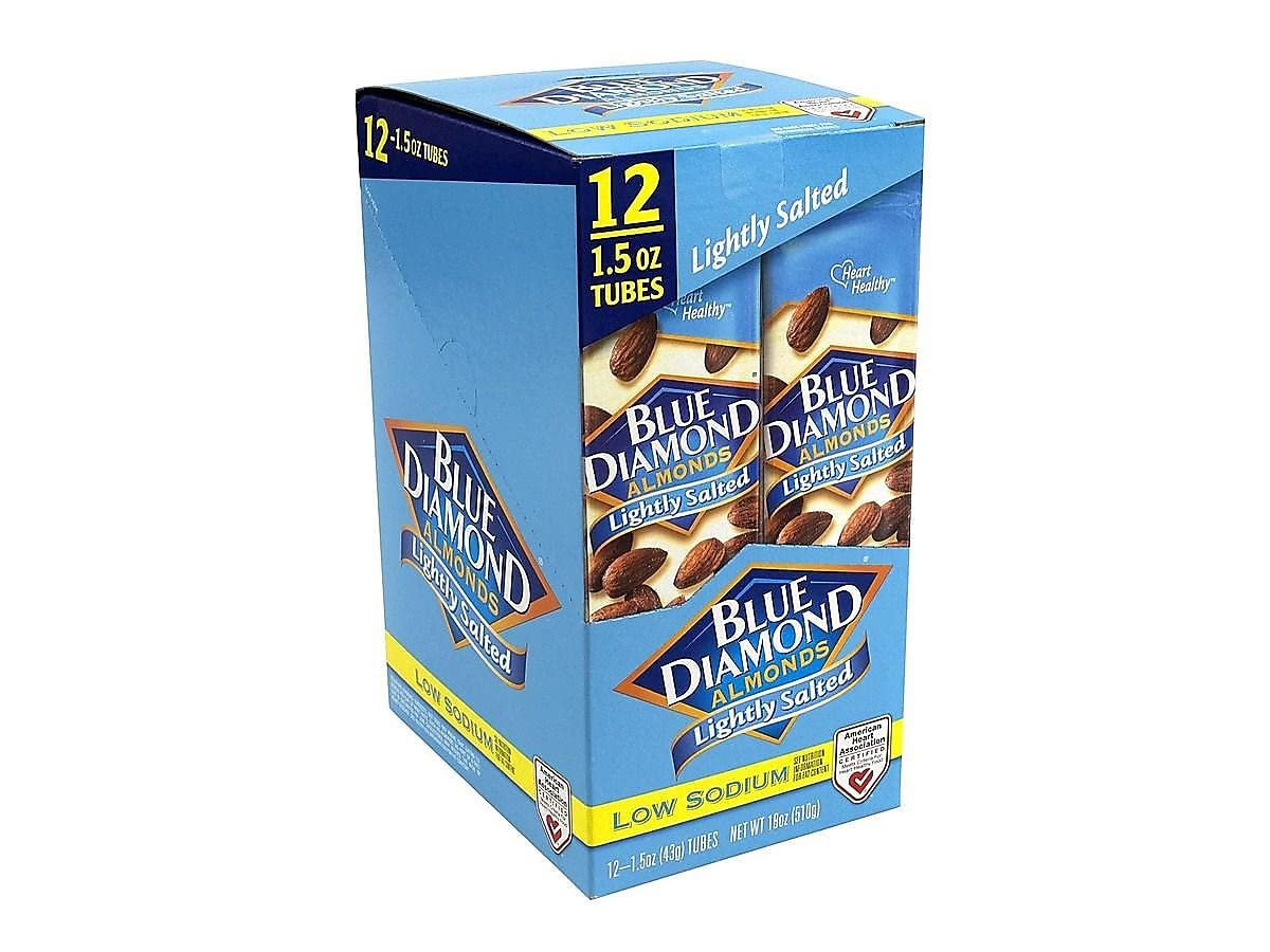 Blue Diamond Almonds, Lightly Salted, 1.5 Ounce (Pack of 12)