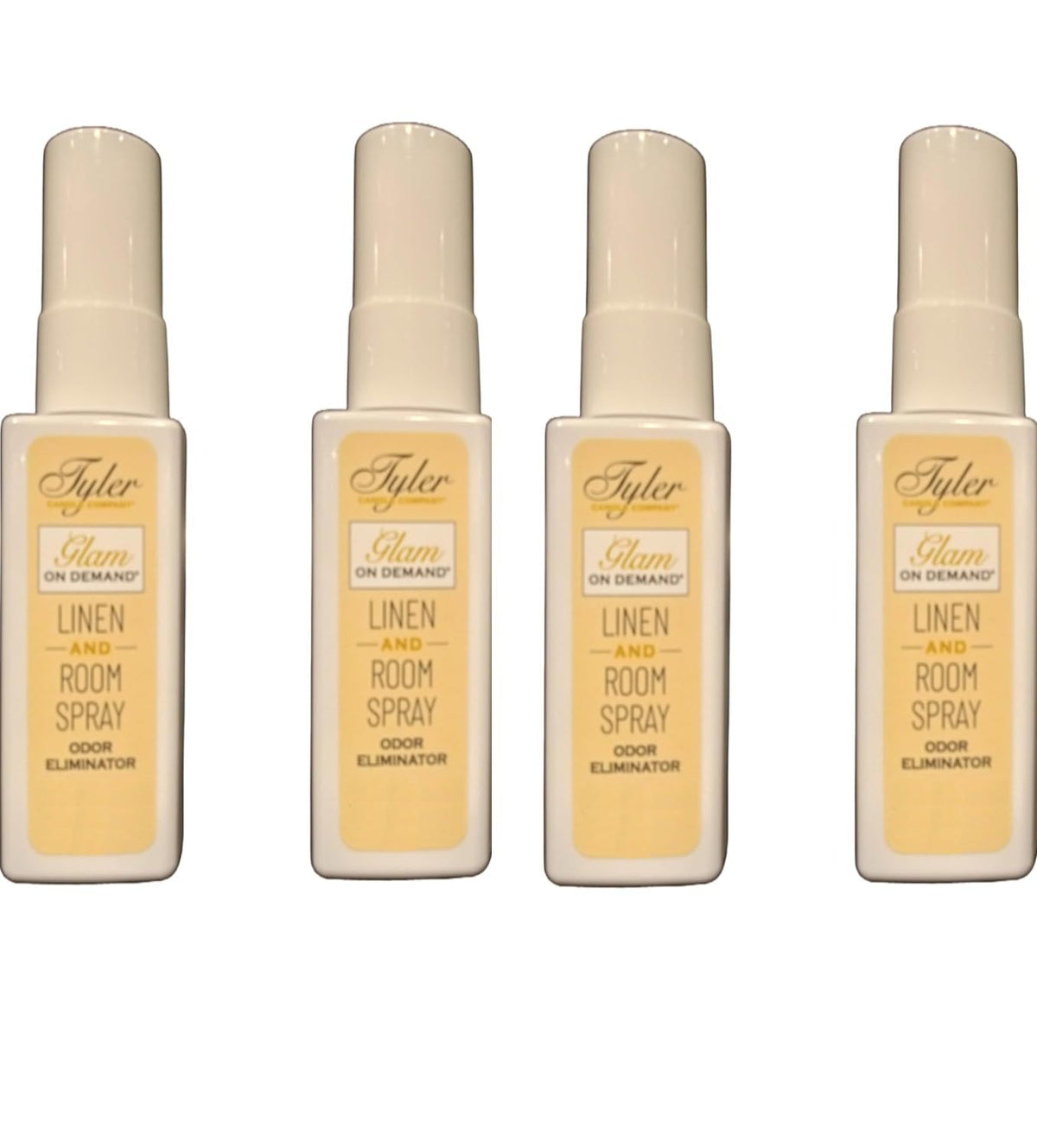 Tyler Candle Company - Spray On Demand - Kathina fragrance - 34g / 1.2oz (Pack of 4), Clear