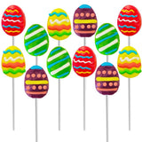 Fruidles Happy Easter Egg Lollipops Suckers, Fat-Free - Individually Wrapped Easter Egg Pops (Pack of 72)