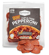 Battistoni Cup & Char Spicy Pepperoni, Pack of 5, 5oz Pouches
