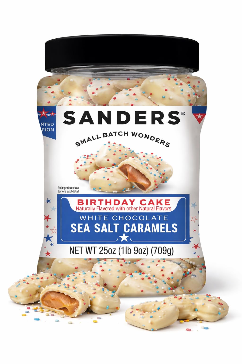 Sanders Small Batch Wonders Kettle Cooked Candy, 8 oz. (Birthday Cake)