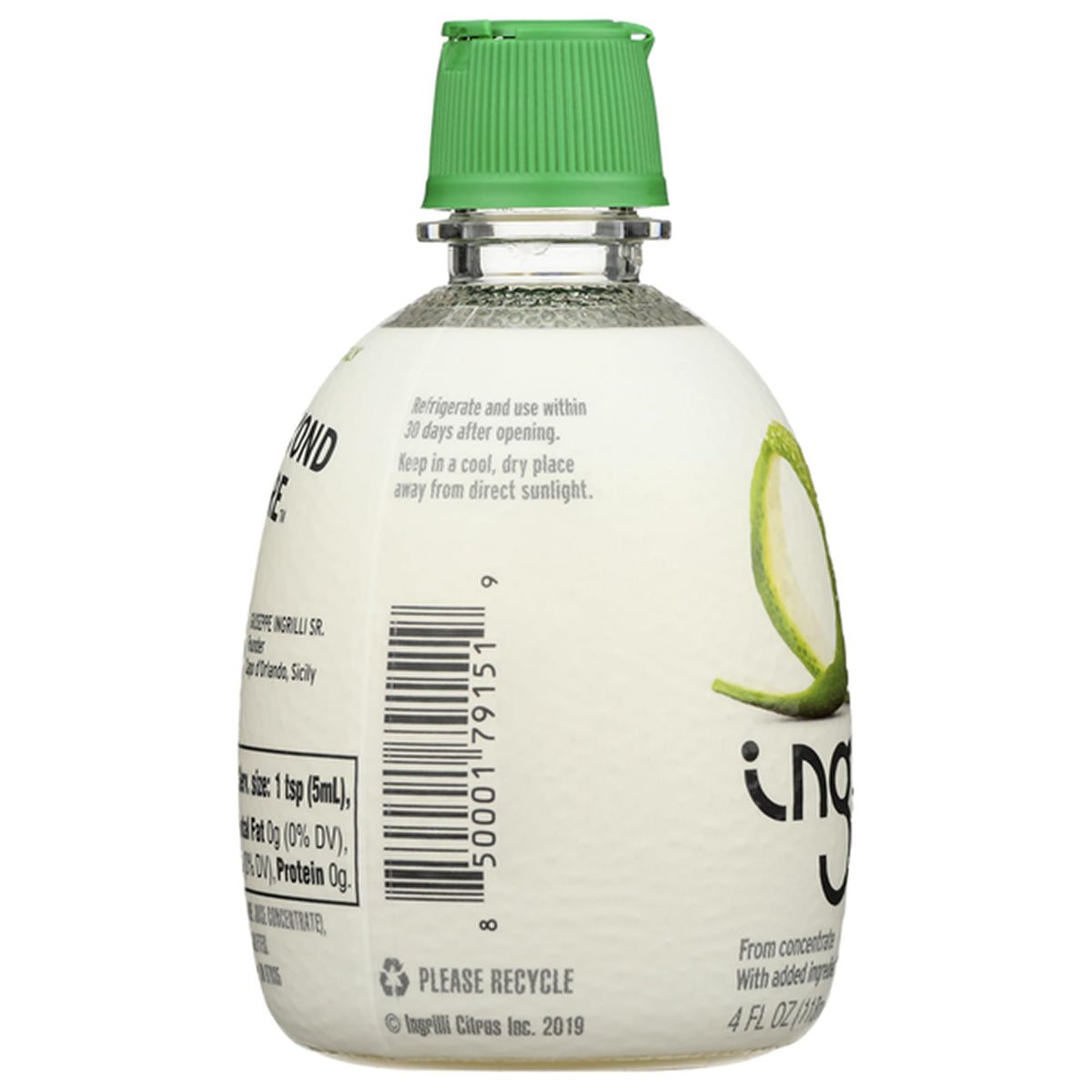 Ingrilli 100% Lime Juice from Concentrate, 4 Fl Oz Squeeze Bottles (Pack of 3)