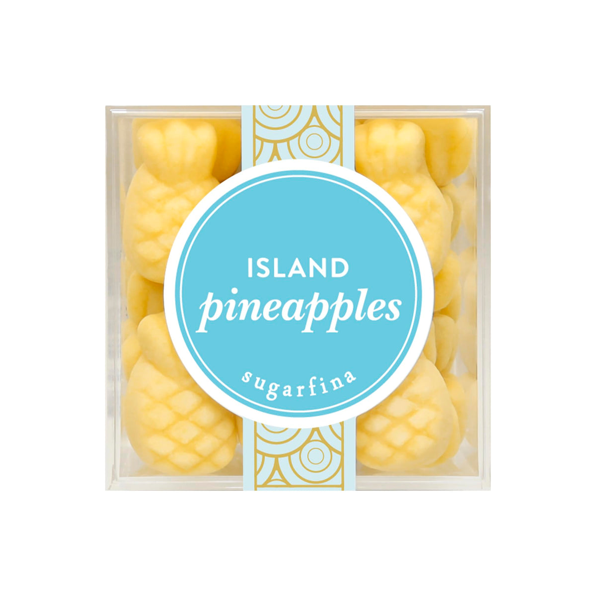 Sugarfina Island Pineapples Small Candy Cube, Gummies, 3.1 oz, 1 Count