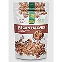 Sunhill Naturals Raw Pecan Halves | Premium Unsalted Pecan Nuts | Healthy Snacking | Fresh Fancy Junior Mammoth Halves