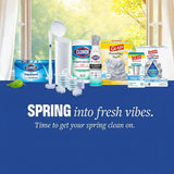Clorox ToiletWand Disposable Toilet Cleaning System, Spring Cleaning Essential, ToiletWand, Storage Caddy, and 16 Disinfecting ToiletWand Scrubbing