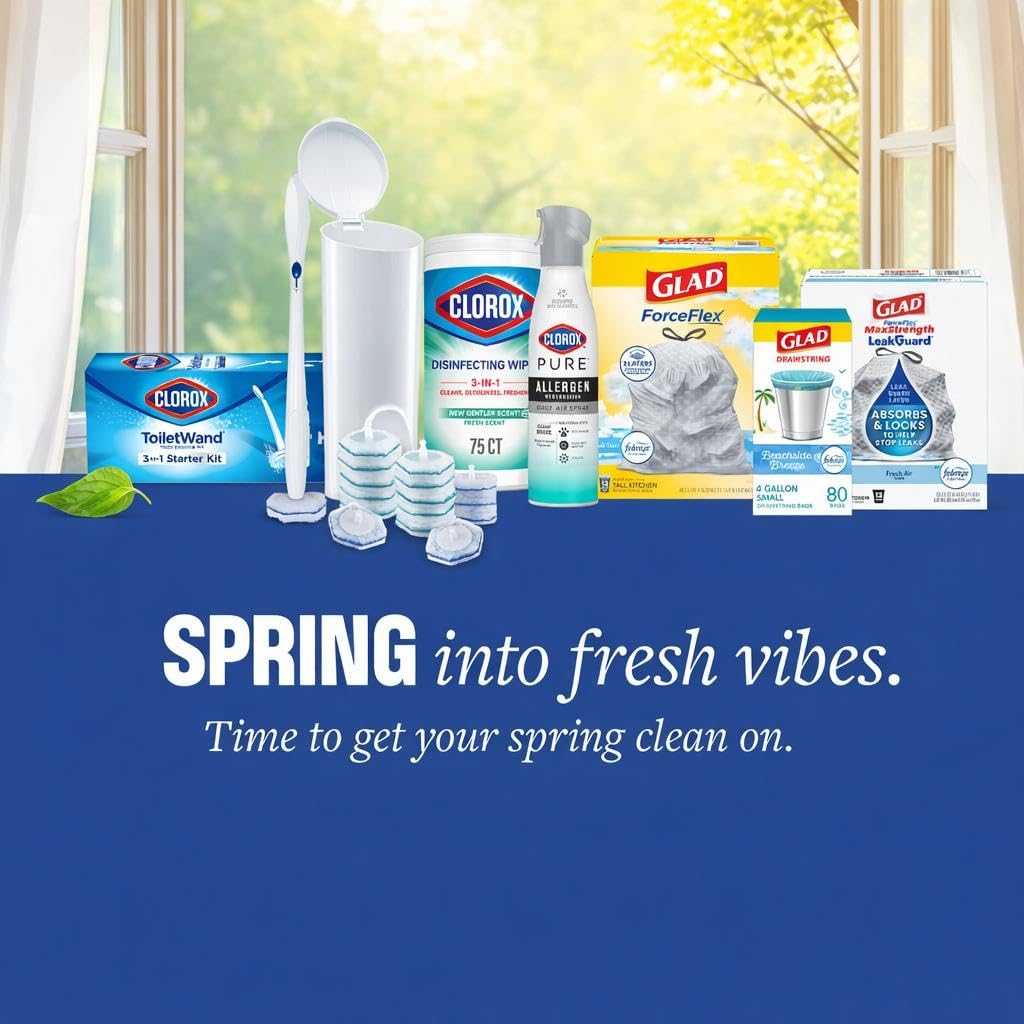 Clorox Fresh Scent Bleach Free Disinfecting Cleaning Wipes, 75 Count