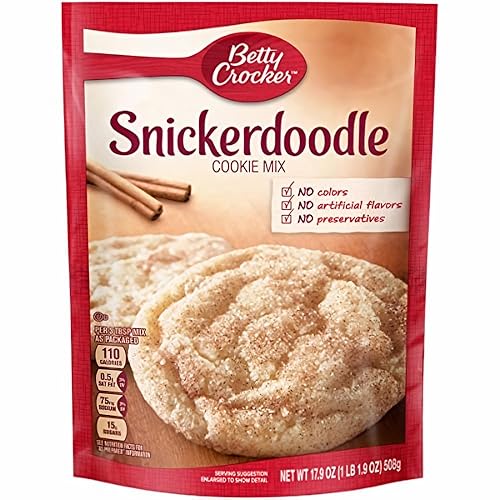 Betty Crocker Cookie Mix Snickerdoodle 17.9 oz (Pack of 4)