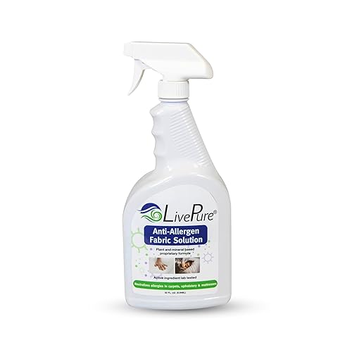 LivePure Anti-Allergen 32 OZ Fabric Spray for Household Surfaces