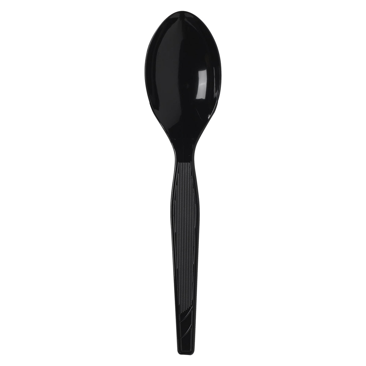 Dixie Individually Wrapped 5.6" Medium-Weight Polystyrene Plastic Teaspoon by GP PRO (Georgia-Pacific), Black, TM5W540, 540 Count (90 Spoons Per Box