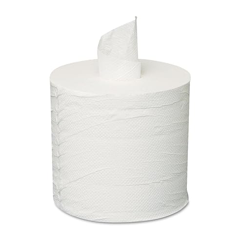 General Supply NP-5505 Centerpull Towels, 2-Ply, White (Case of 6 Rolls)