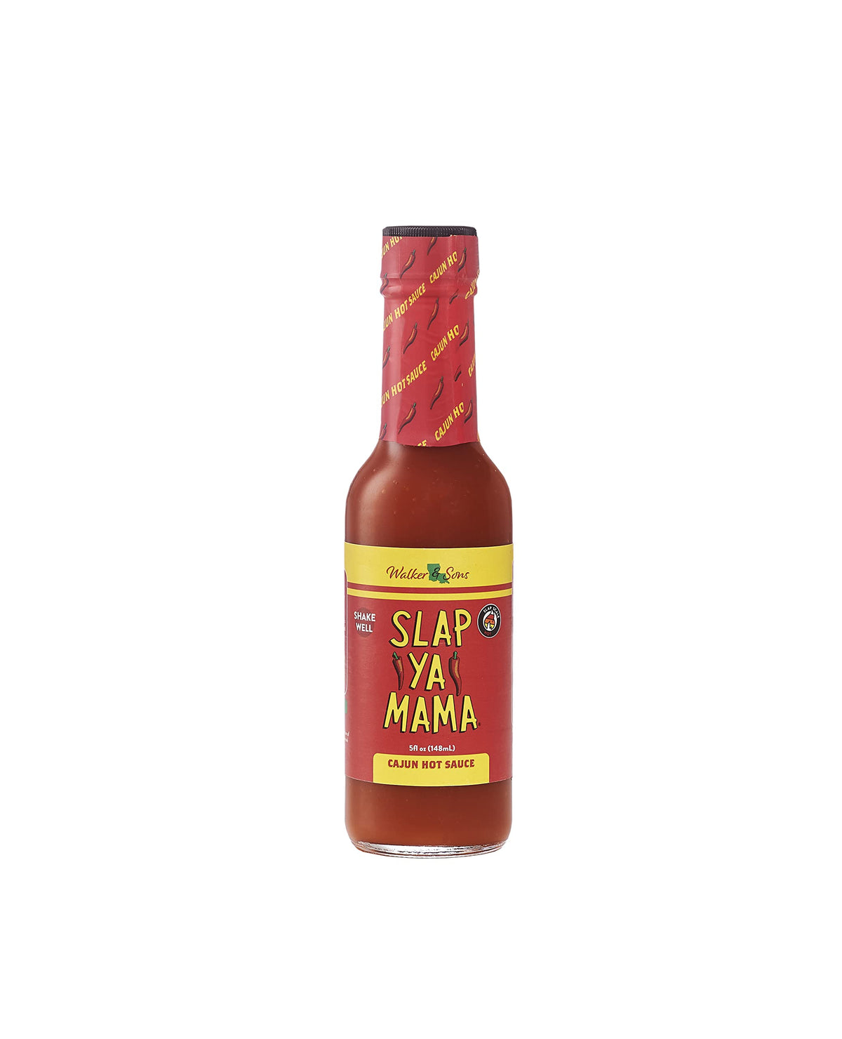 Slap Ya Mama Louisiana Style Hot Sauce, Cajun Hot Flavor, 5 Ounce