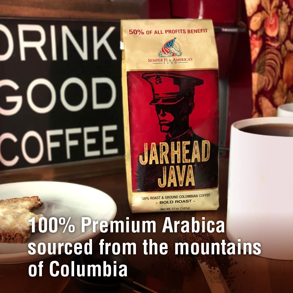 Military Java Group 3-12 oz Bag Coffee Variety Pack: Jarhead, Bravo Zulu, and Stars & Stripes Java