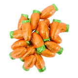 24 Pounds Easter Chocolate Carrots Bunny Rabbit Treats Milk Chocolate, Individually Wrapped in Orange Foils, Approx 900 Chocolate Carrots