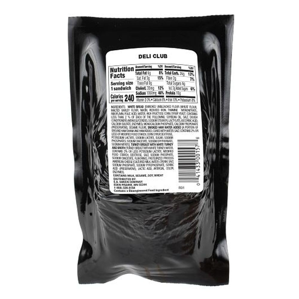 Deli Express Turkey Sandwich, 4.4 Ounce -- 10 per case.