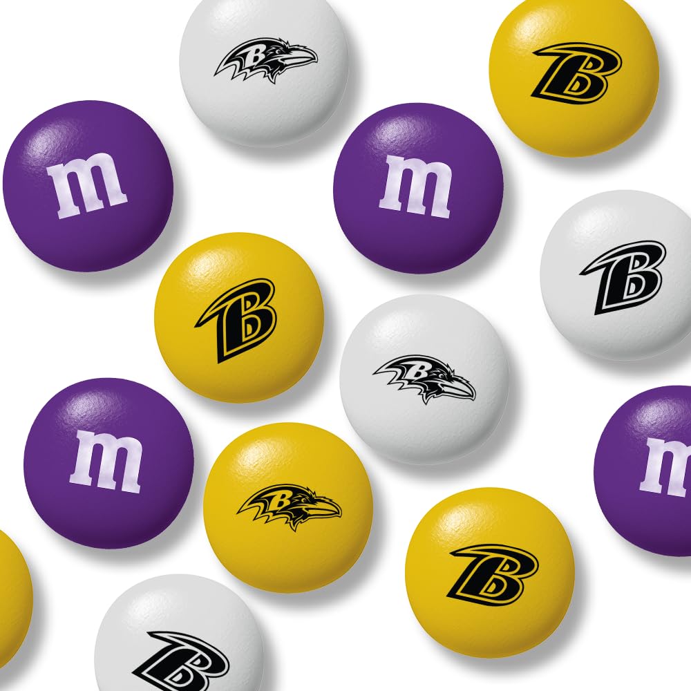 M&M'S NFL Baltimore Ravens Milk Chocolate Gift Jar, 12.7 oz