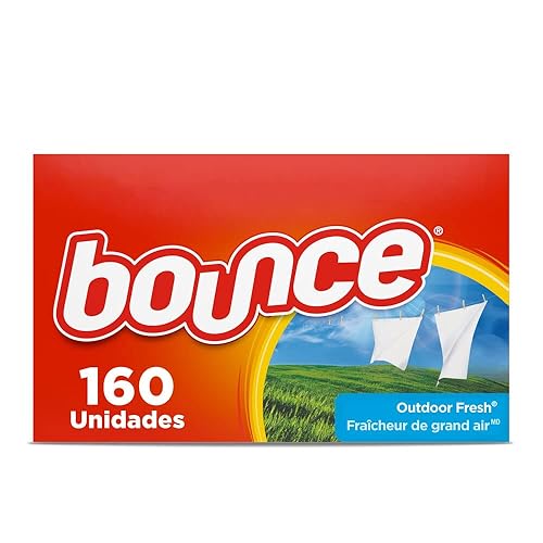 Bounce Fabric Softener Sheets, Orange Outdoor Fresh 160.0 Count