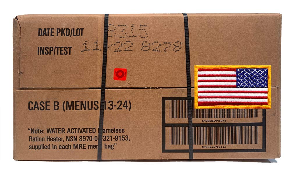 Ammo Can Man MRE/Flag Pack, B Case, Menu 13-24