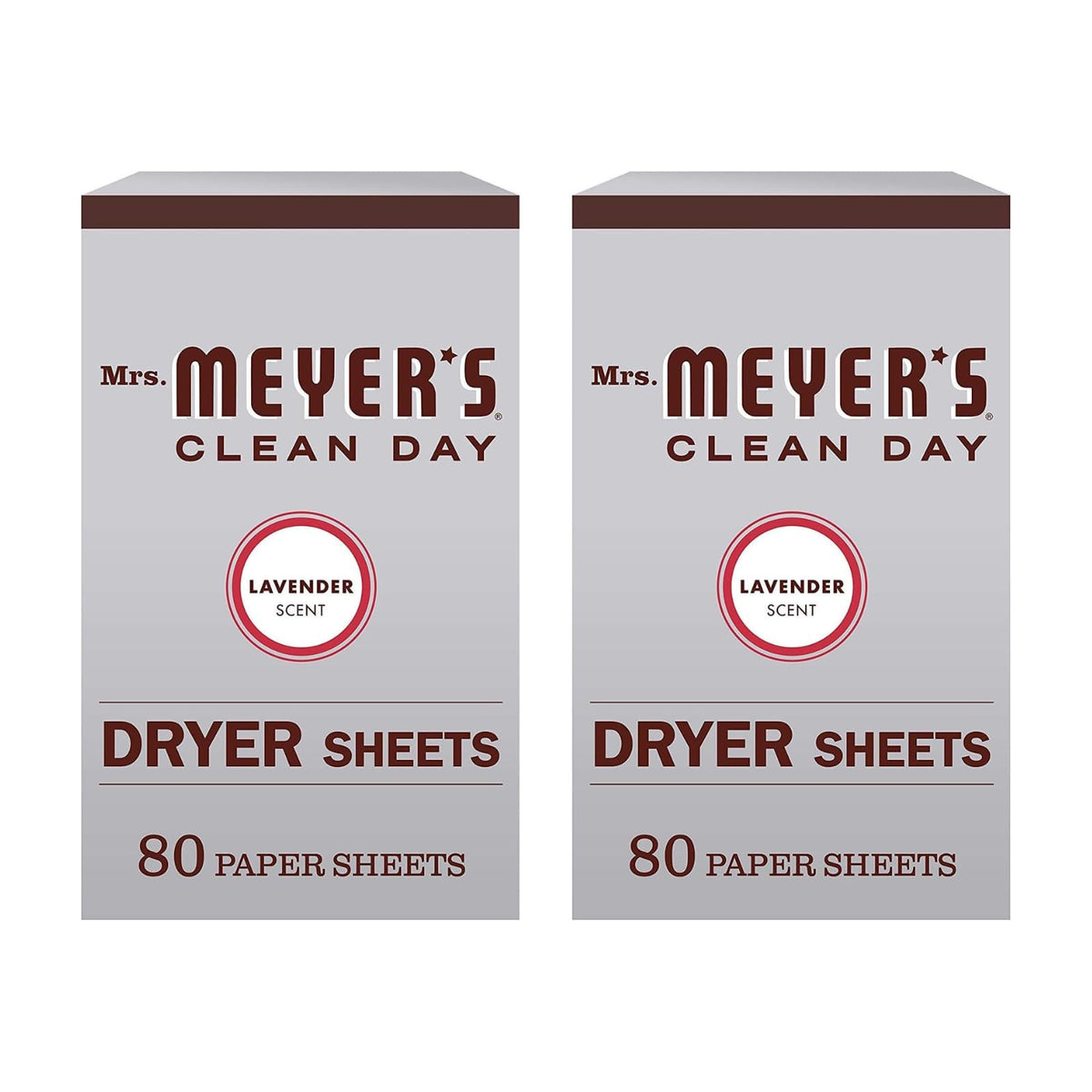 Mrs. Meyer's Clean Day Dryer Sheets (Lavender, 2 Pack, 160 Count)