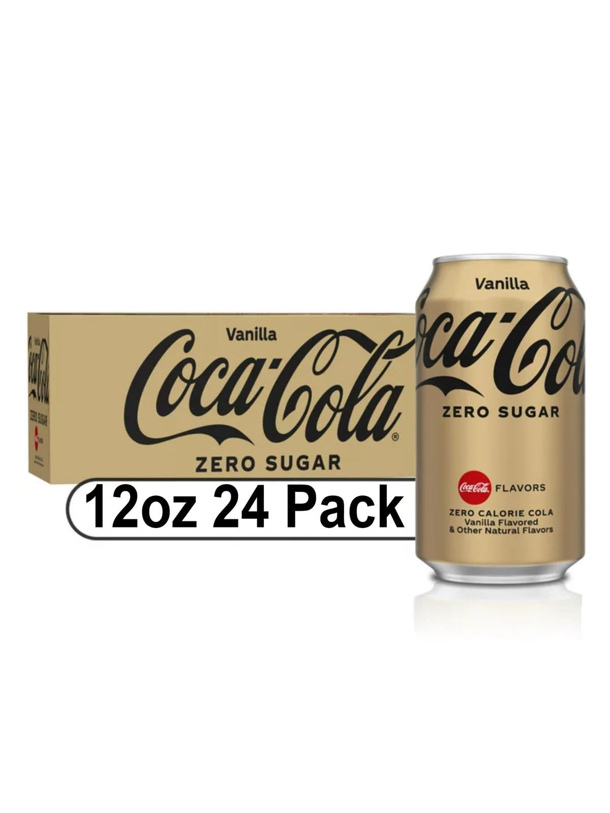 Coca-cola Zero Vanilla Calorie Free, 144 Fl. Oz (Pack of 2) By Goinsane