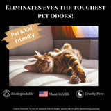 Carpet Deodorizer & Freshener Powder-Upholstery, Couch & Rug Odor Eliminator for Strong Odor & Pet Urine | Baking Soda Formula | Brown Sugar & Fig
