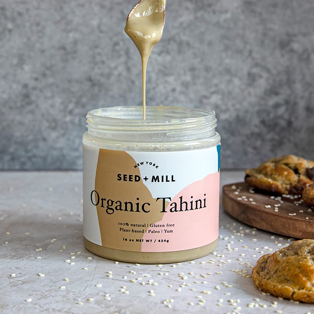 Seed + Mill - Organic Tahini Sauce - Vegan & Gluten Free - 16oz
