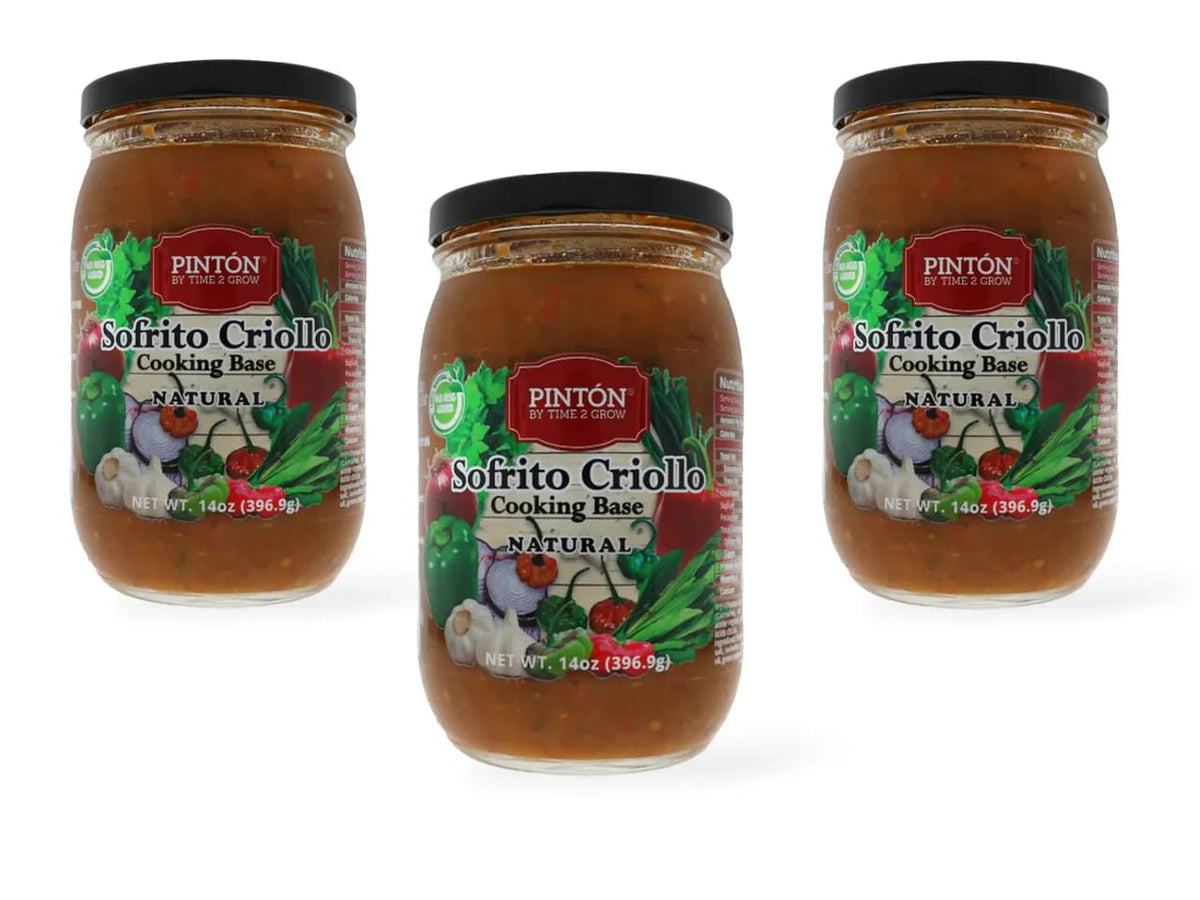 PINTON Sofrito Criollo, Traditional Caribbean Cooking Base, All Natural (3)