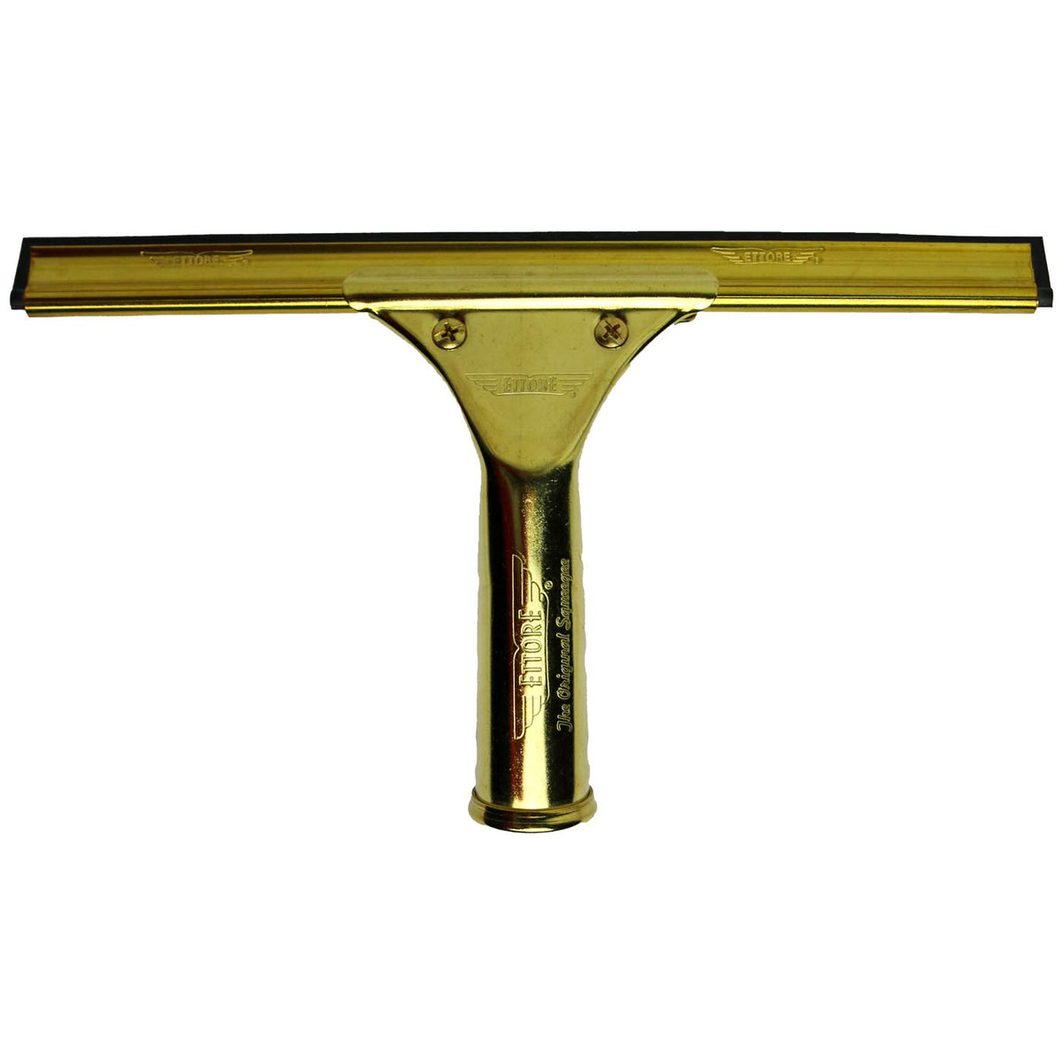 Ettore ProSeries Brass Squeegee, 10-Inch