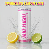 TAKE FLIGHT ENERGY, Natural Juices, Guarana, Focus & Hydration (LIGHT 100MG CAFFEINE, SINGLE CAN)
