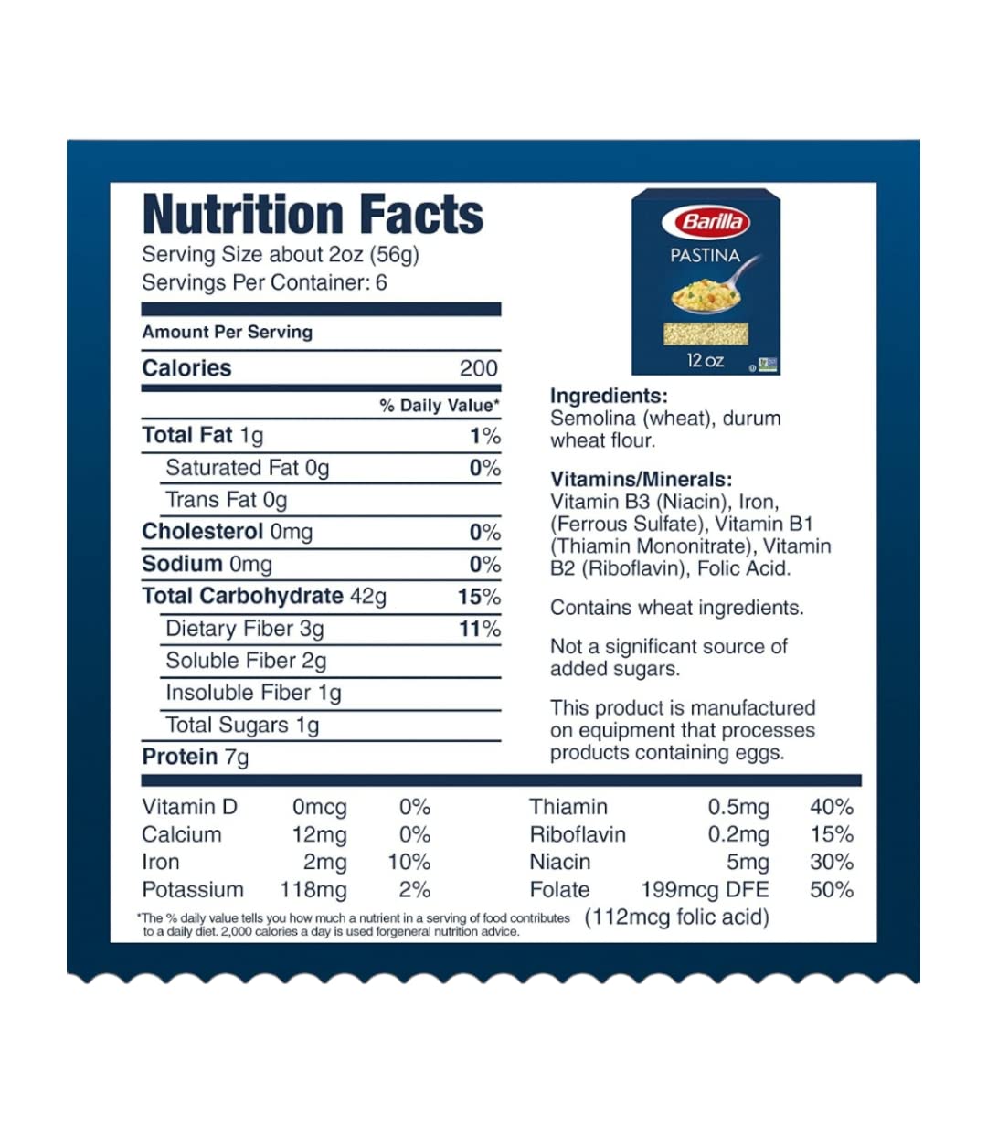Barilla Stelline Pasta 12 oz